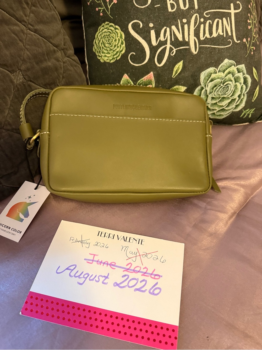 Portland Leather Moss large camera bag